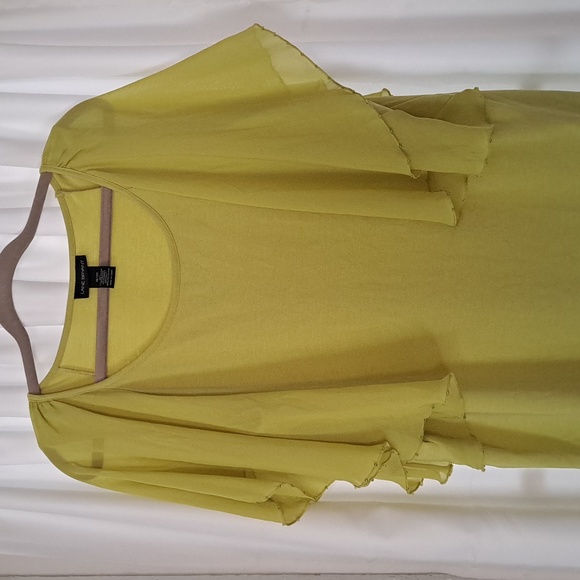 NWOT LANE BRYANT FLUTTER SLEEVE TOP/SIZE 18/20 - Picture 4 of 4